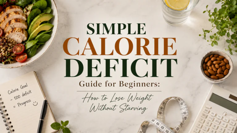 Simple Calorie Deficit Guide for Beginners How to Lose Weight Without Starving